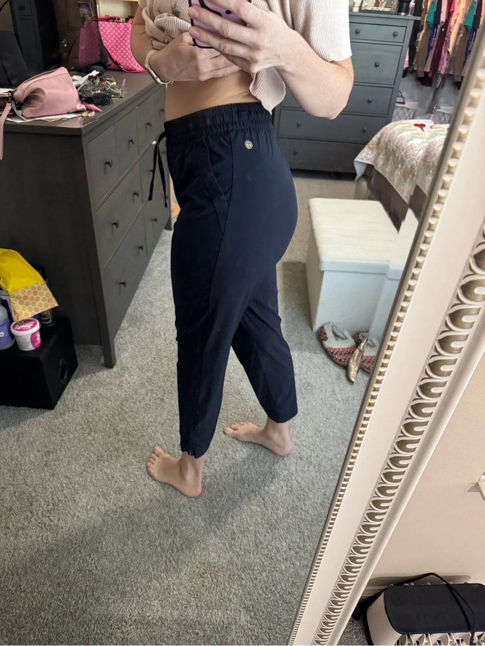 Talbots Navy Drawstring Pants - Picture 7 of 7
